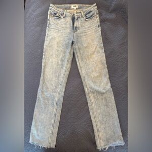 PAIGE Hoxton Slim Light Blue Denim Jeans